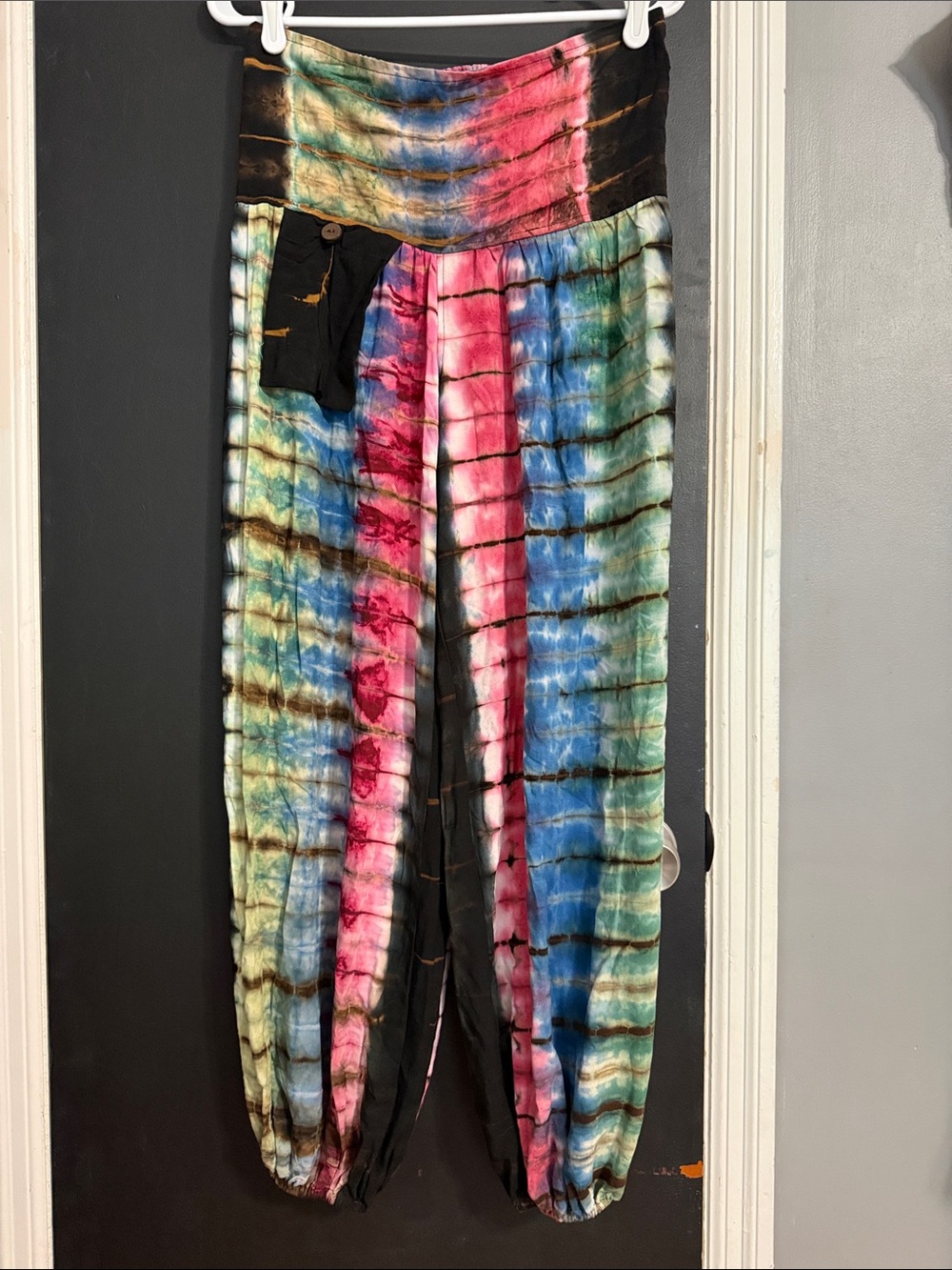 EARTHBOUND Trading Co Harem Pants Tie Dye Size: S